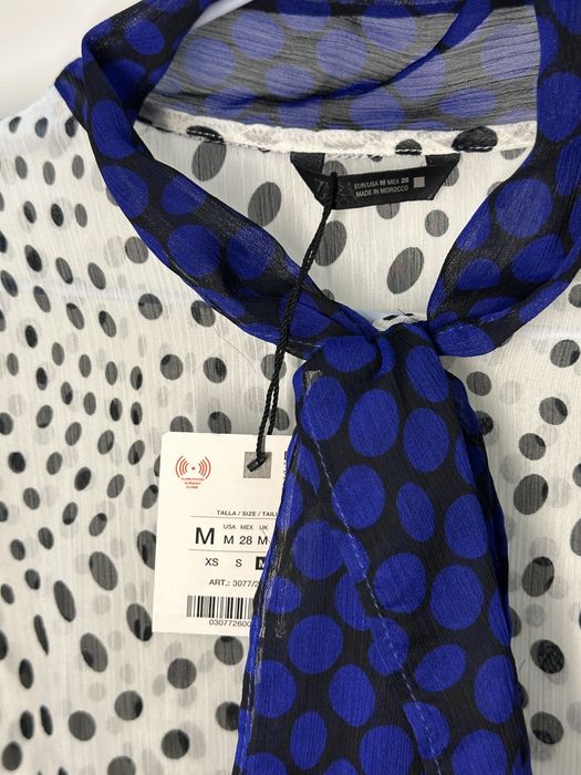 Блузка Zara в горошек