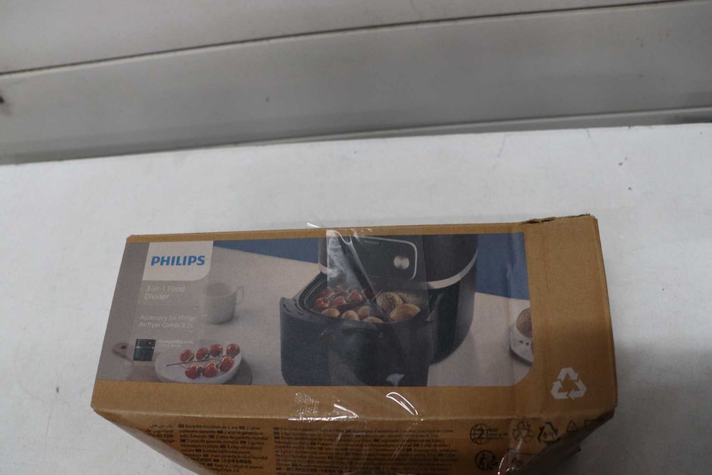 Philips 3 части за Airfryer. Аксесоари за Airfryer. Приготвяйте няколко ястия едновременно. Подходящ за Philips Airfryer 8.3L (HD9876).