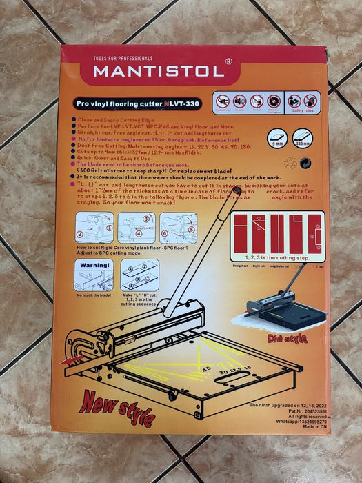 Mașină de tăiat pardoseli MANTISTOL