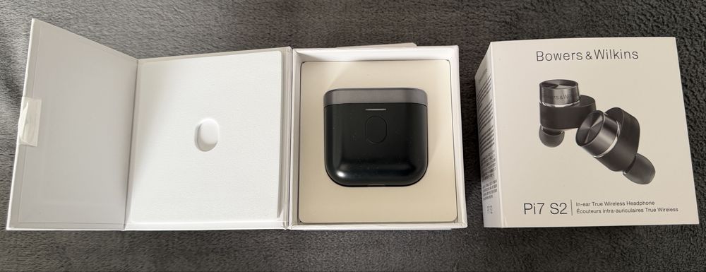 Casti In-Ear Bowers & Wilkins PI7 S2, True Wireless, Bluetooth, Microfon, Negru
