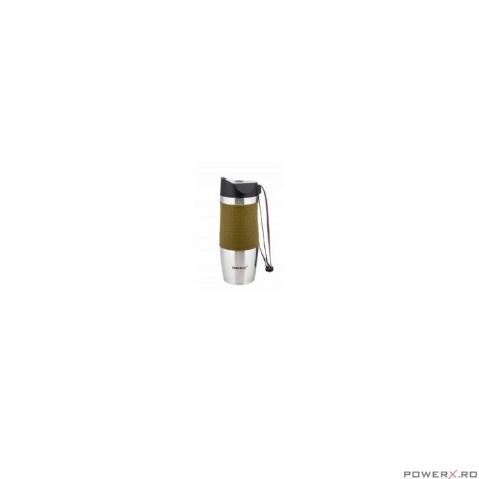 Cana termica din inox, capacitate 380ml, verde, Kinghoff