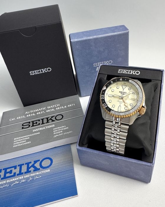 Seiko 5 Sports GMT SSK046K1 - nou, în cutie