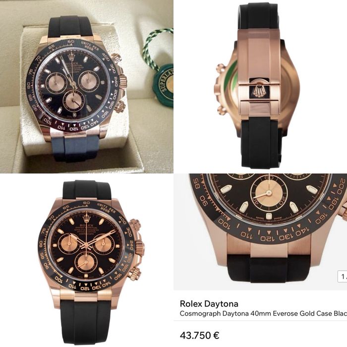 Rolex Oyster Perpetual Cosmograph Daytona 18kt Everose Gold