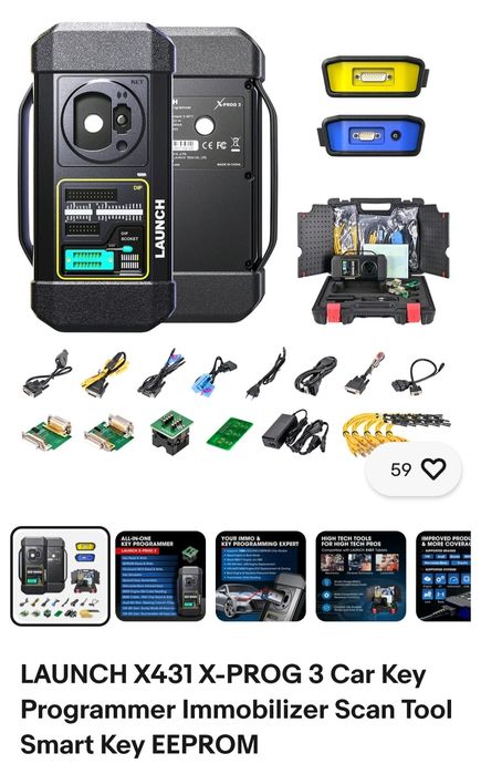 LAUNCH X431 X-PROG 3 Car Key Programmer Immobilizer