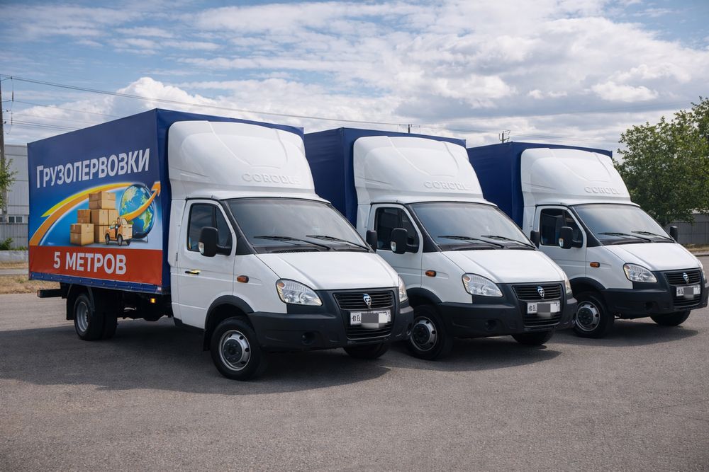 Газель. От  5 метровых  до 6 метров