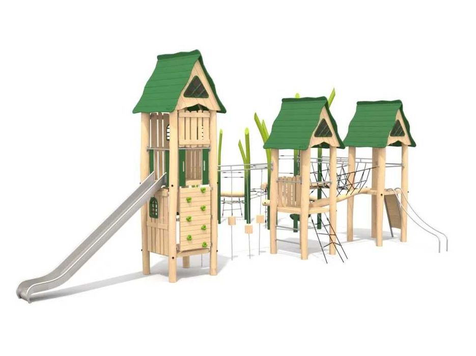 Игровая площадка из эко дерево