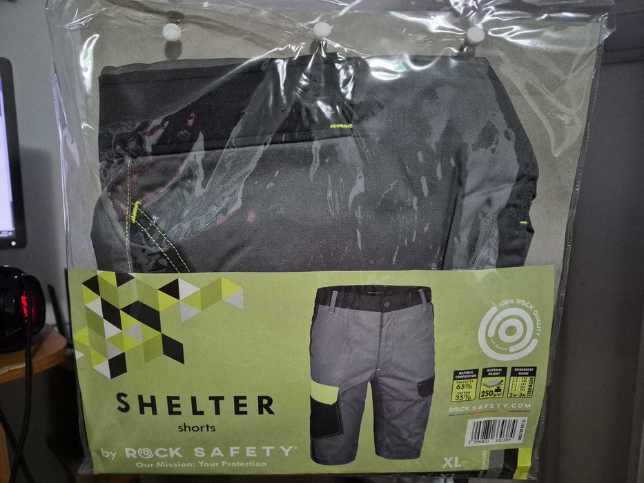 Pantaloni scurți de lucru ROCK SAFETY SHELTER – NOI, sigilați – L / XL