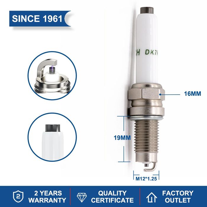 Свеча зажигания DK7RTA Volkswagen	Caddy	lV и Mini Cooper а также Audi