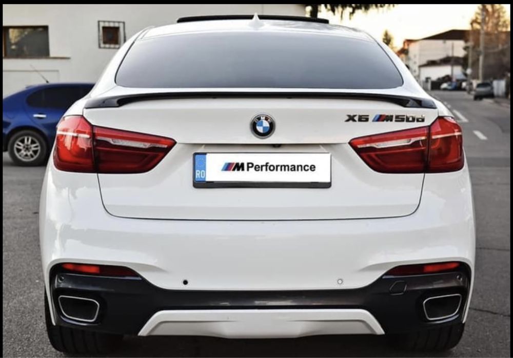 * Negru Lucios * Eleron Lip Codita Portbagaj BMW X6 F16 M performance