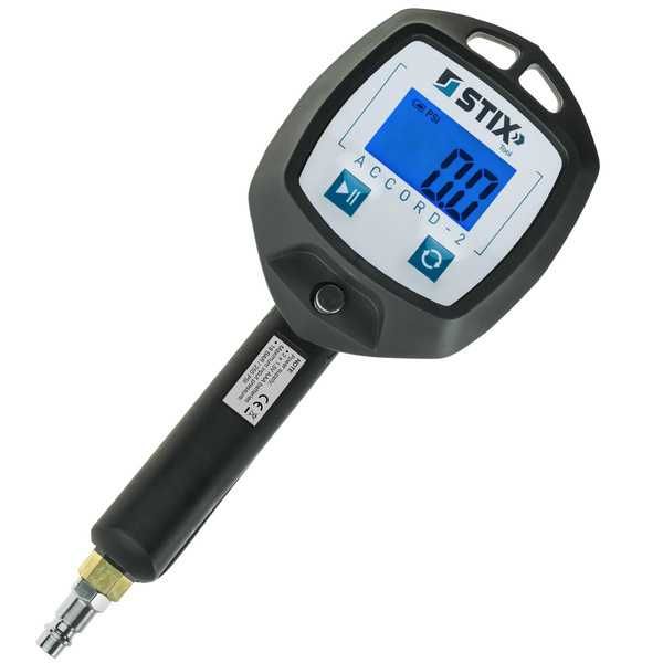 Пистолет за помпане на гуми с дигитален манометър LCD дисплей STIX