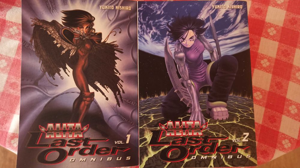 Battle Angel Alita Deluxe VOL 1-5 si Alita Last Order Omnibus VOL 1&2