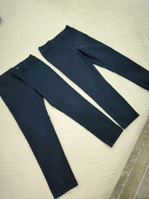 Брюки школьные синие на девочку