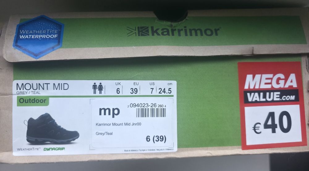 Нови зимни обувки Karrimor