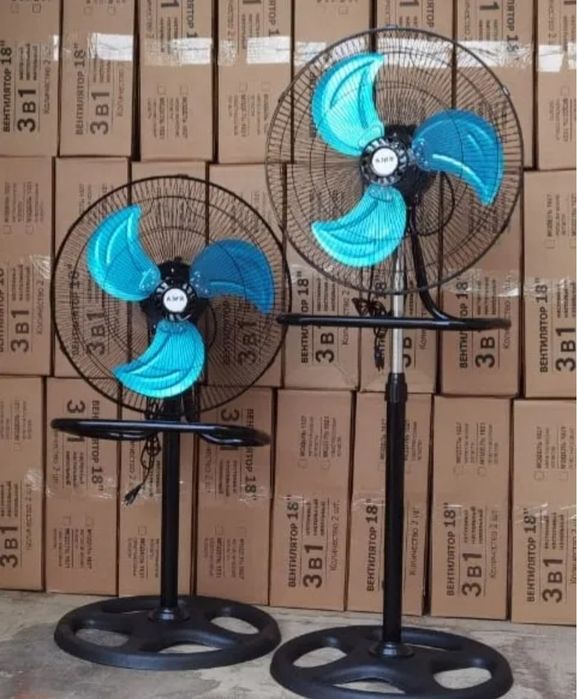 Высокоскоростной напольный вентилятор, железные лопасти