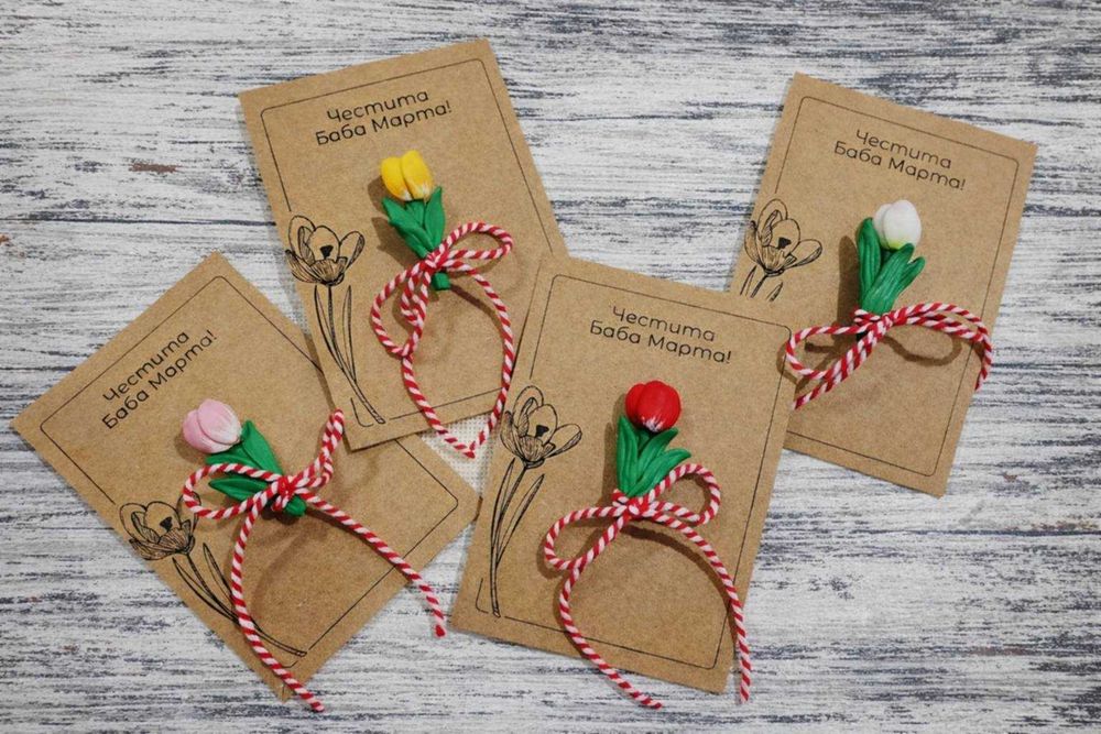 Бюджетна пролетна колекция мартеници