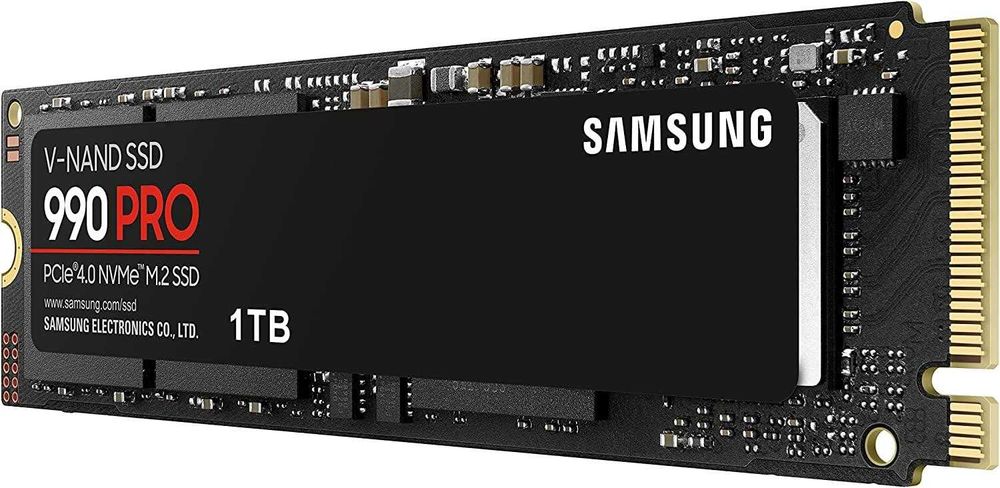 Чисто нов Samsung 990 PRO 1TB NVMe PCIe 4.0 – 7450 MB/s, M.2 SSD, Samsung V-NAND