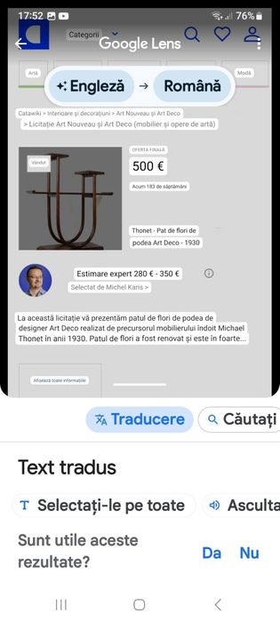 Pat flori Thonet Mudus Burolva