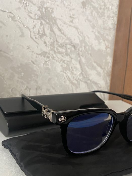 Чёрные очки Black Chrome Hearts