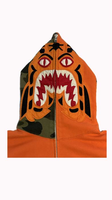 Bape tiger zip up