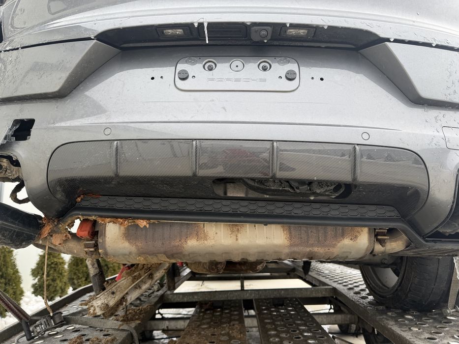 Bara spate tripla oglinda  carlig electric porsche cayenne 9y3