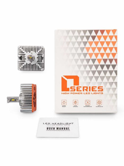 Set 2 Becuri LED Xenon D5S CANBUS 120W, 21.000 Lumeni, 6000K