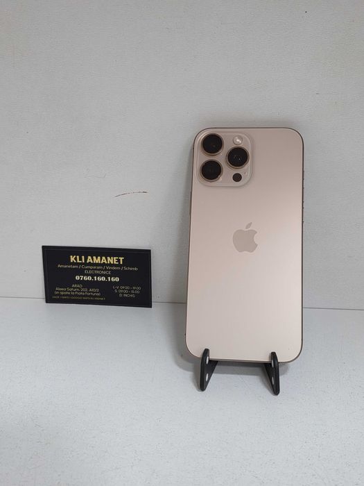 iPhone 16 Pro Max, Garantie - KLI Amanet