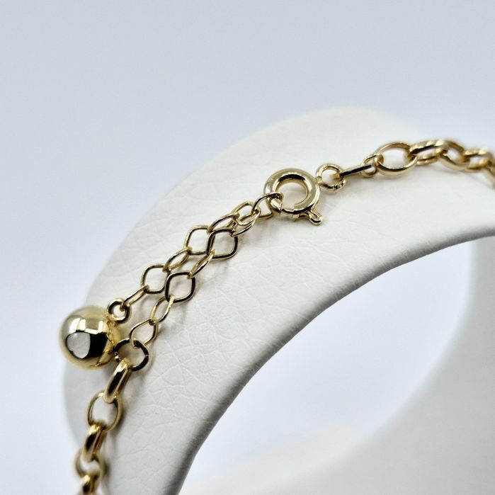 Bratara din aur de 14k pentru picior, 3.48g | GlobalCash.ro #GO113791