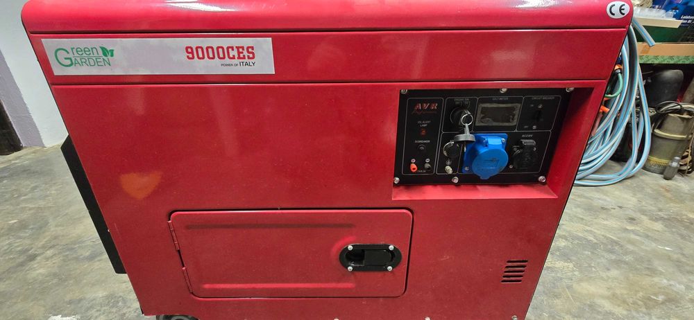 Дизелов Генератор за ток  GREEN GARDEN 9000,8.5 kw,18 k.c.