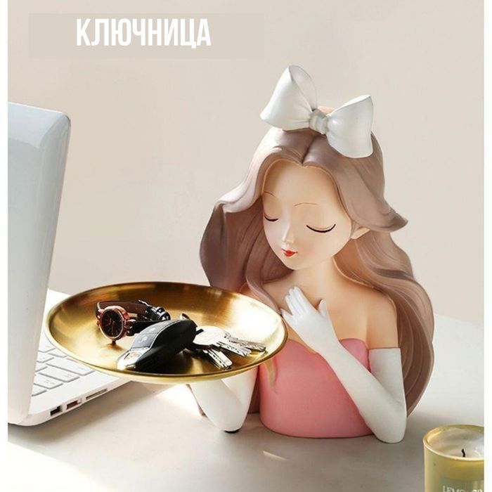 статуэтка,подарок,сувинир как конфетница , ключница ,фруктовница