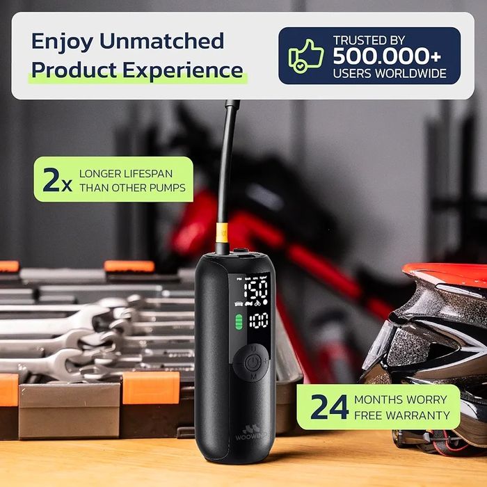 Woowind LP1 - Compresor portabil auto/biciclete/motociclete
