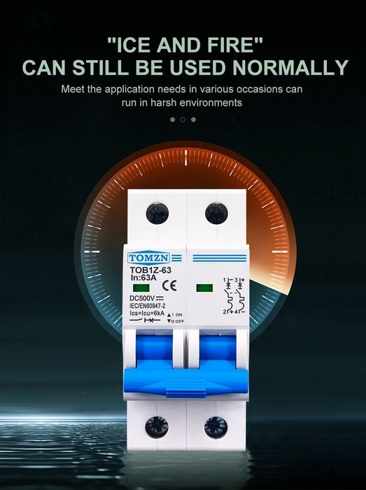 Предпазител 2P DC 500V