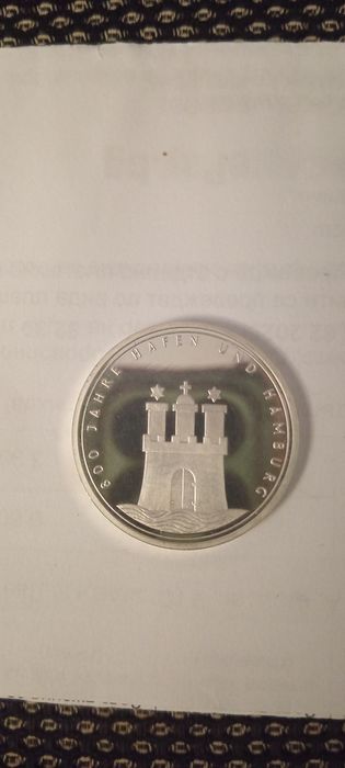 Сребърна монета 10 марки