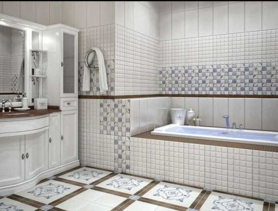 Кафель,сантехник ишлари