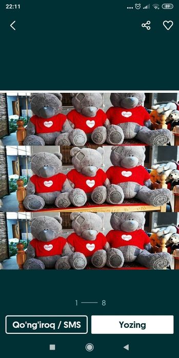 Теддий теди айик,чалар