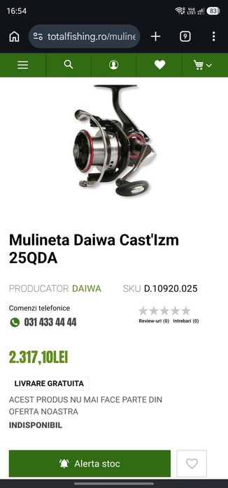 Mulineta Daiwa Cast'izm QDA