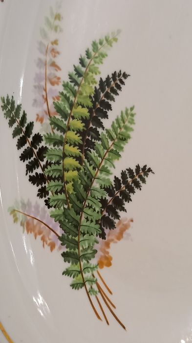 Vand 2 platouri superbe porțelan, ovale,cu model,mărimi mari