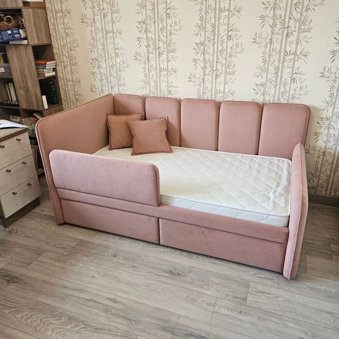 Детская мягкая кровать Амалия