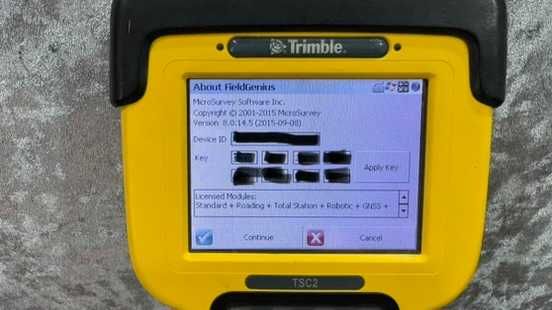 Trimble NOMAD TSC2 GPS Controler + soft  SURVEY 12.50 + SURCE 4 RTK