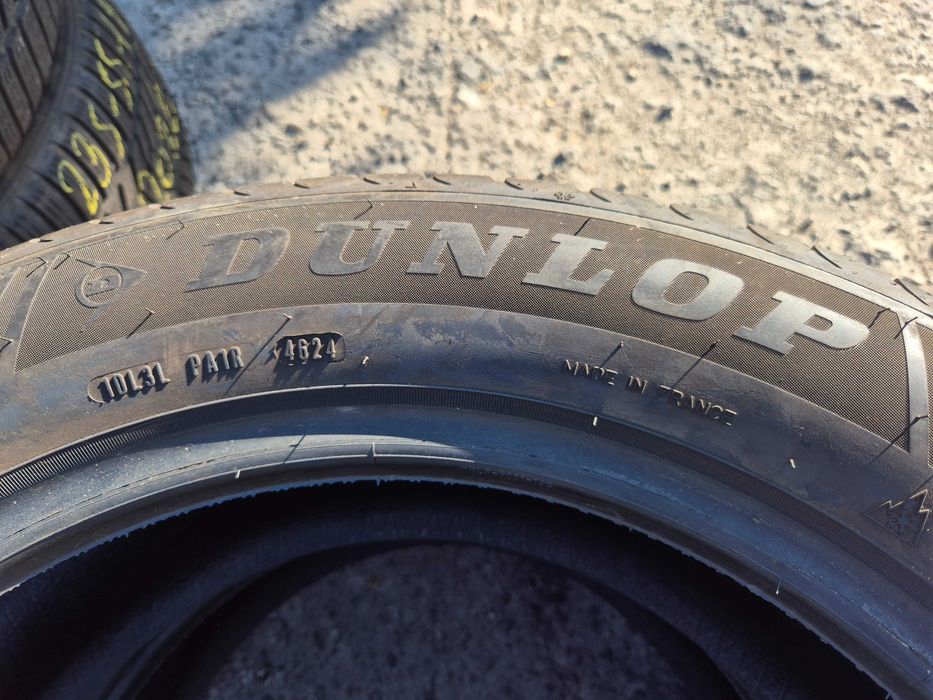 2 Anvelope M+S VARA IARNA 4 Sezoane - 235/55/18 104V - DUNLOP - CA NOI - DOT 2024 !
