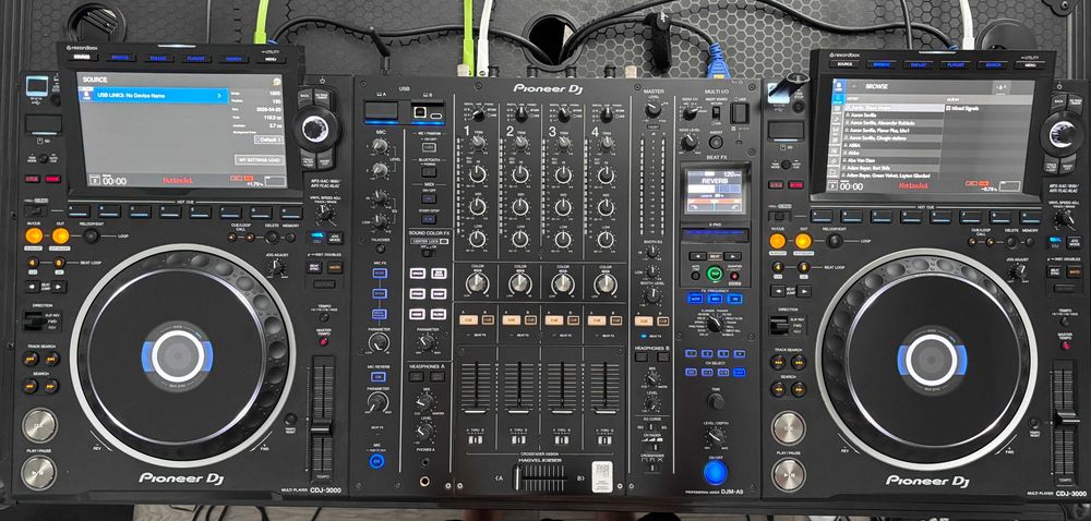 2 х Pioneer CDJ 3000 & 1 x Pioneer DJM A9 Подарък Кейсове UDG