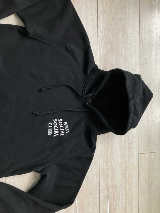 Anti Social Social Club мъжки черен суитчър суичър размер XL