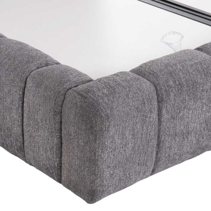 Легло, HM21168, Сив, Текстил, 160х200см.