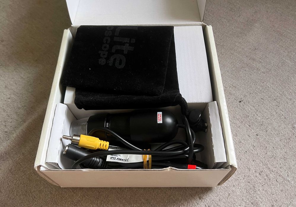 Microscop digital Dino Lite Pro AM412T video RCA TV 200x