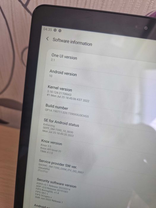 Samsung 10.5" TAB A  T-590 - 2018 -
