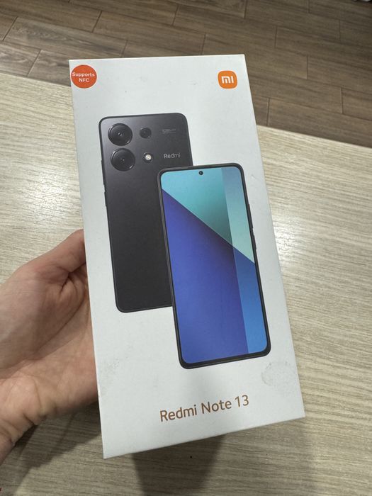 Xiaomi Redmi Note 13, 6GB RAM, 128GB, Black, NOU/Sigilat!