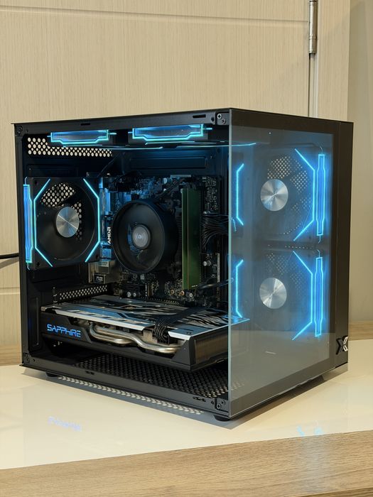 Геймърски компютър Ryzen 5 2400G, RX570, 8GB RAM