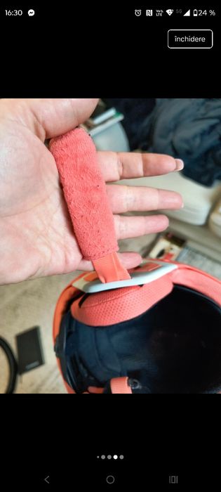 DONEZ cască de ski sau snowboard pt fetițe. 3-5 ani.