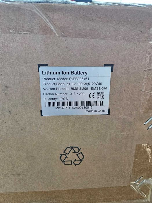 Baterie Renon Power EBrick 5.12 kWh 51.2V 100Ah LiFePO4