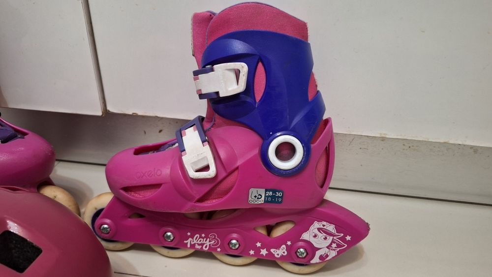 Role oxelo si casca pentru copii