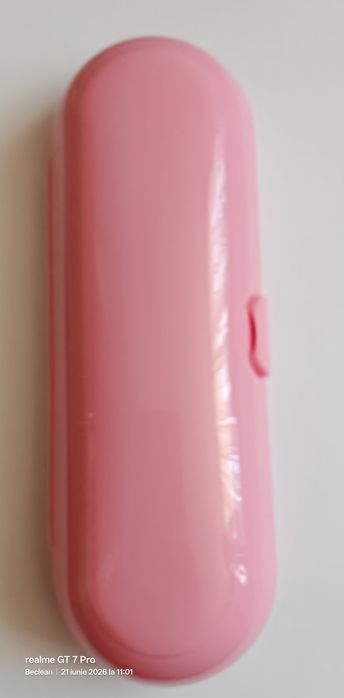 Toc / Etui / Travel case / Carcasă transport periuță electrică Oral-B + cadou protecții
